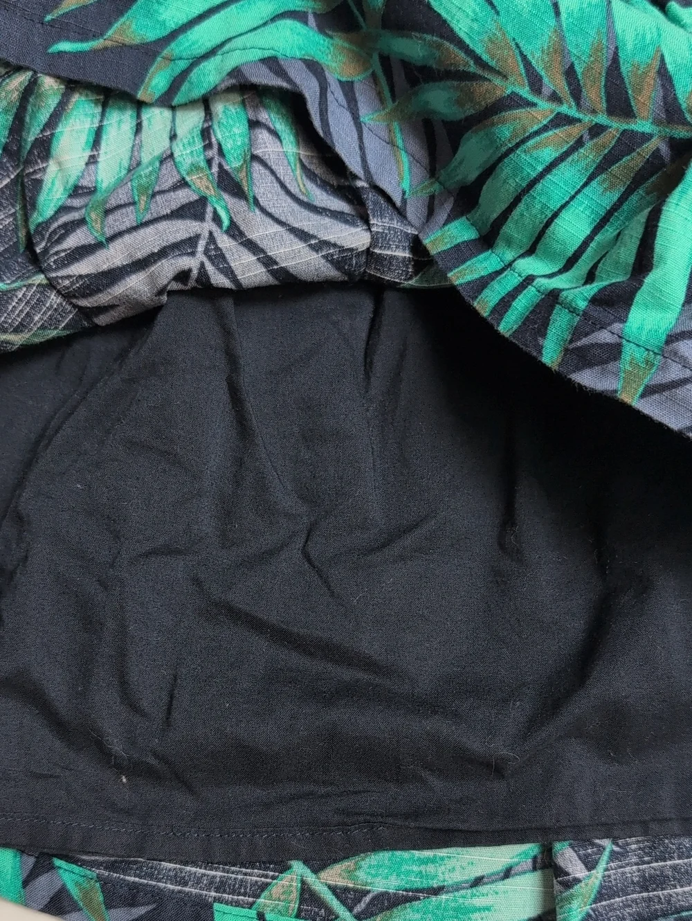 GENUINE KIDS Family Collection Navy And Teal Palm Leaf Print Summer Dress